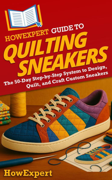 HowExpert Guide to Quilting Sneakers: The 50-Day Step-by-Step System to Design, Quilt, and Craft Custom Sneakers