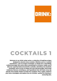 Title: Drink: Cocktails 1, Author: Chris Jones