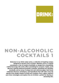 Title: Drink: Non-alcoholic Cocktails 1, Author: Chris Jones