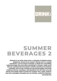 Title: Drink: Summer Beverages 2, Author: Chris Jones