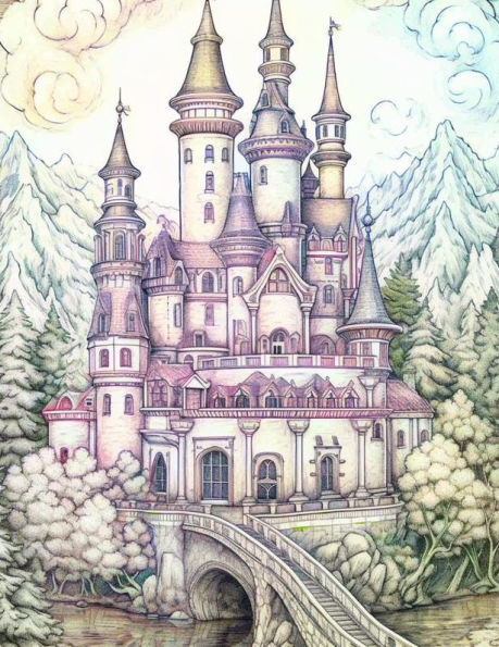 Magical World Coloring Book for Adults, Features 25 Coloring Pages