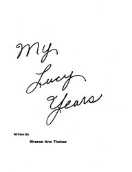 Title: My Lucy Years, Author: Sharon Thober