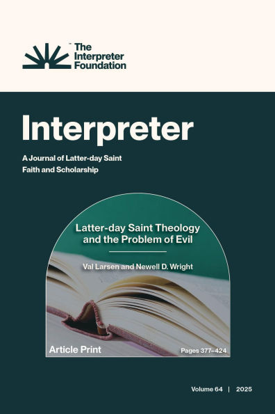 Latter-day Saint Theology and the Problem of Evil