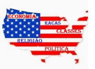 Title: América, um paradoxo sociopolítico: Regressiva política tribal, por facções em culto partidário e opostas identidades sociais, Author: Duke Silva