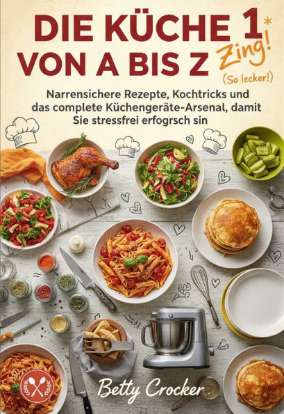 DIE KÜCHE VON A BIS Z 1 (Und das Z für Zing! So lecker!): Narrensichere Rezepte, Kochtricks und das komplette Küchengeräte-Arsenal, damit Sie stressfrei erfolgreich sind
