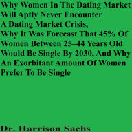 Title: Why Women In The Dating Market Will Aptly Never Encounter A Dating Market Crisis, Author: Dr. Harrison Sachs