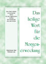 Das heilige Wort für die Morgenerweckung - Den Herrn lieben und einander lieben für den organischen Aufbau der Gemeinde