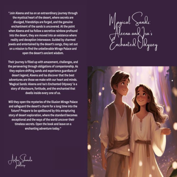 Magical Sands: Aleena and Isa's Enchanted Odyssey