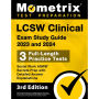 LCSW Clinical Exam Study Guide 2023 and 2024 - 3 Full-Length Practice Tests, Social Work ASWB Secrets Prep: [3rd Edition]