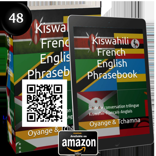 Swahili-French-English Phrasebook: Guide de conversation trilingue Swahili-Français-Anglais