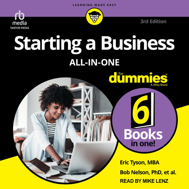 Starting A Business All In One For Dummies By Eric Tyson Mba Bob