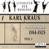 Aufsätze 1914-1925 - Teil 1