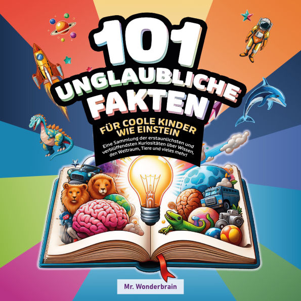 101 Unglaubliche Fakten für coole Kinder wie Einstein: Eine Sammlung der erstaunlichsten und verblüffendsten Kuriositäten über Wissen, den Weltraum, Tiere und vieles mehr!