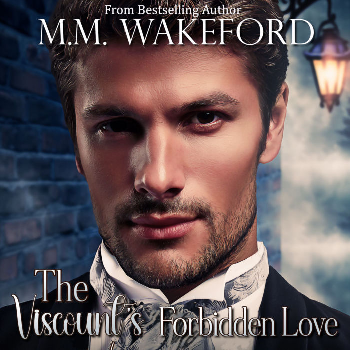 The Viscount's Forbidden Love: A Historical MM Romance Book Cover Image