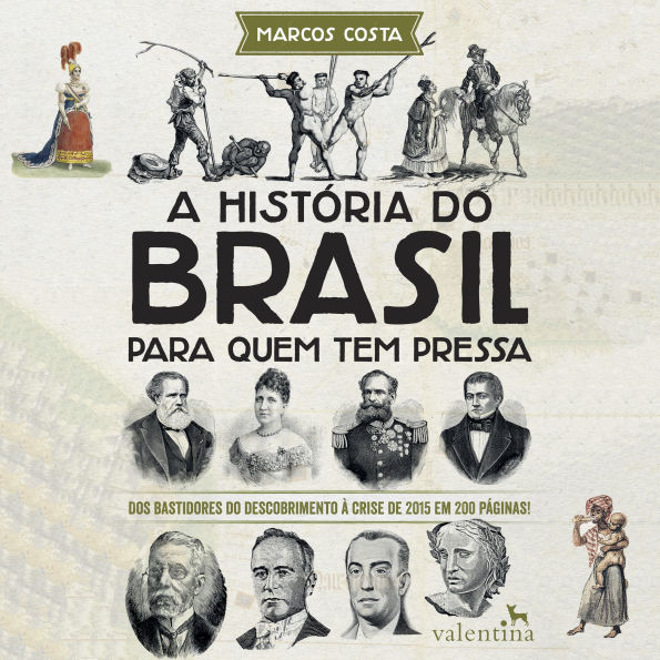 A história do Brasil para quem tem pressa: Dos bastidores do descobrimento à crise de 2015 em 200 páginas! (Abridged)