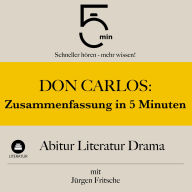 Don Carlos: Zusammenfassung in 5 Minuten: Abitur Literatur Drama: Schneller hören - mehr wissen!