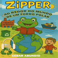 Zipper Ao redor do mundo de um forro Polar