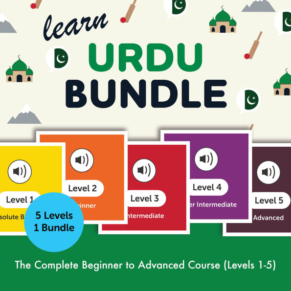 Learn Urdu Bundle - The Complete Beginner to Advanced Course (Levels 1-5)