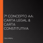 7º Concepto AA: Carta Legal & Carta Constitutiva