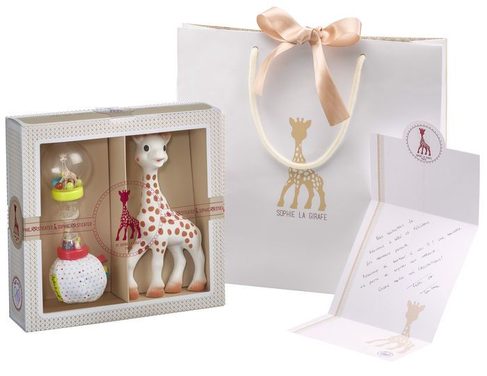 Sophie la Girafe Sophie Rubber Teether & Doudou Gift Set