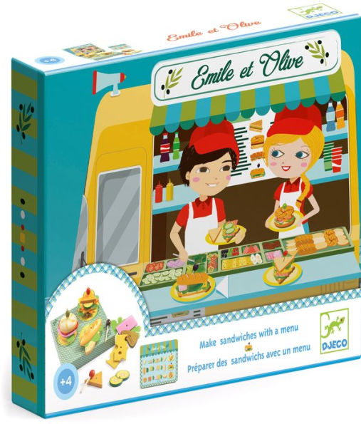 Emile & Olive Food Truck Sandwich Box Play Set