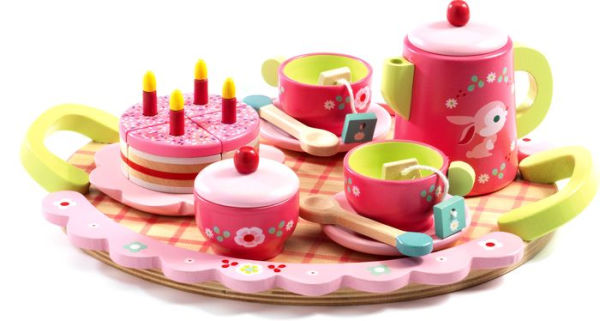 Lilli Rose Tea Party Wooden Tea Set