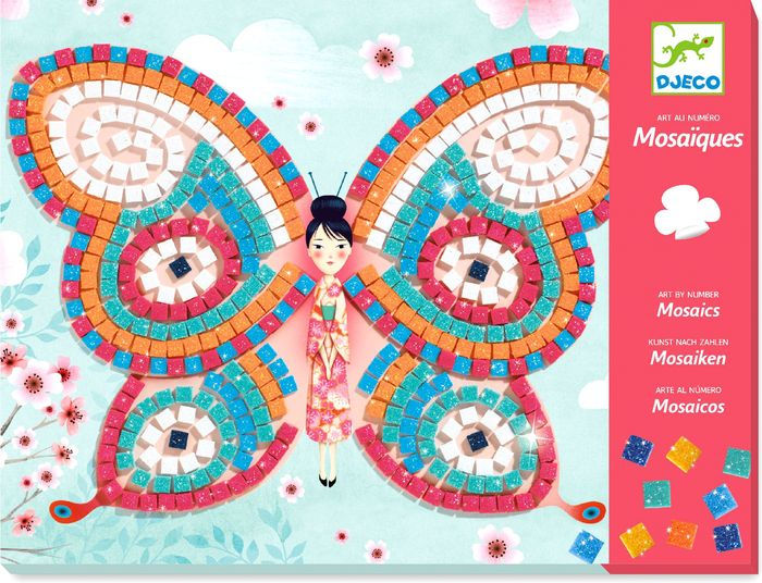 auditie Panorama straal Djeco - Mosaics Butterflies by Djeco | Barnes & Noble®