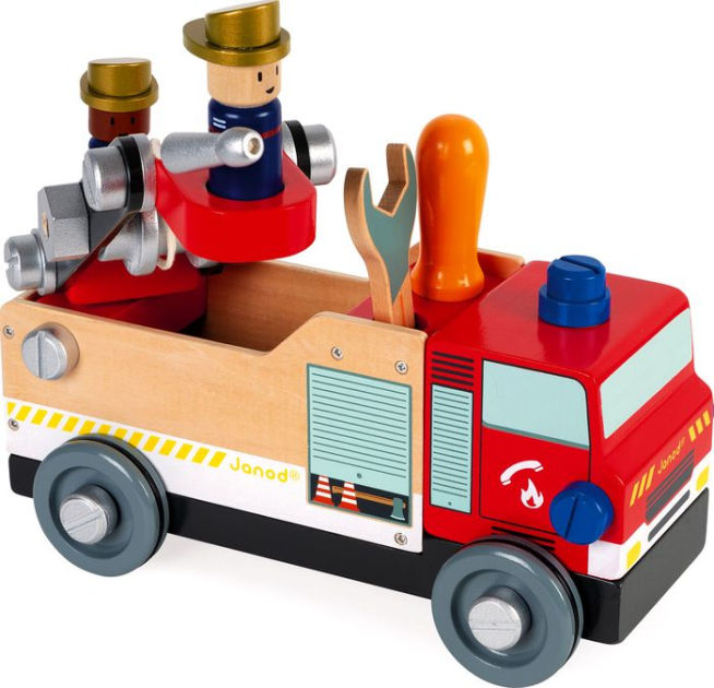 Intrekking Hou op Spreek luid Brico Kids DIY Fire Truck by Janod | Barnes & Noble®