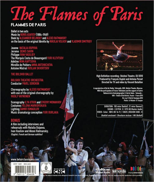 The Bolshoi Ballet: The Flames of Paris [Blu-ray]