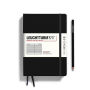 Leuchtturm1917, Black, A5 Size Notebook, Ruled