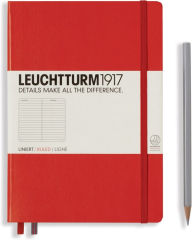 Title: Leuchtturm1917, Medium, ruled, Red