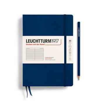 Leuchtturm1917 Medium (A5) Notebook, 251 pages, Ruled, Navy