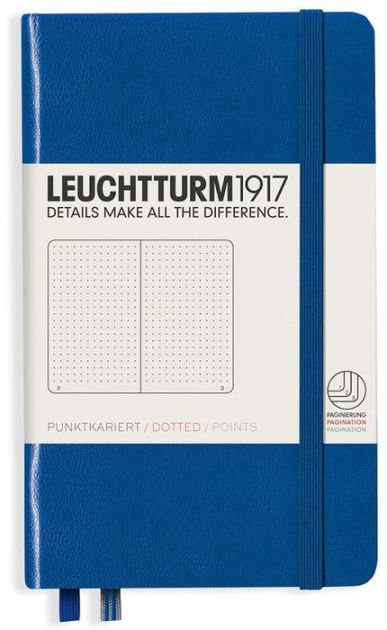 Leuchtturm1917 Medium Hardcover Notebook - Dotted - Royal Blue - A5