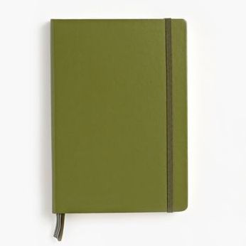 Leuchtturm1917, Medium (A5) Size Notebook, 249 pages, dotted, Army by  Lighthouse Publications