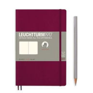 Leuchtturm1917 Port Red, Softcover, Paperback (B6+), Plain Journal