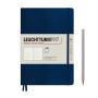 Leuchtturm1917 Medium (A5) Softcover Notebook, 251 pages, Dotted, Navy