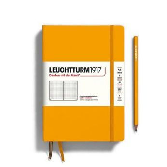 Leuchtturm1917 Medium (A5) Notebook, 251 pages, Dotted, Rising Sun by  Leuchtturm