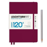 Leuchtturm1917 Notebook Edition Paper 120g, Medium (A5) Hardcover, Dotted, Port Red