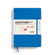 Title: 2025 Leuchtturm1917 Weekly Planner & Notebook Medium (A5) 2025, 18 Months, Sky