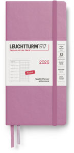 Title: 2026 Dusty Rose Weekly Planner & Notebook Dotted Wallet