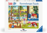 Title: 2024 USA Jigsaw Puzzle - Pets of Palm Springs 500 pc puzzle