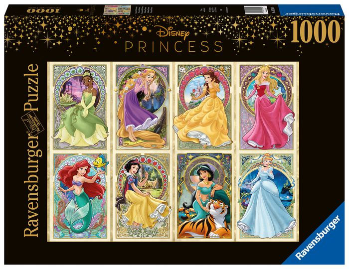 Disney Art Nouveau Princesses 1000 piece Puzzle by Ravensburger