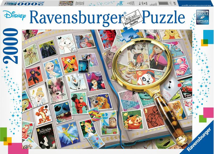 Disney Stamp Album 2000 Piece Puzzle by Ravensburger