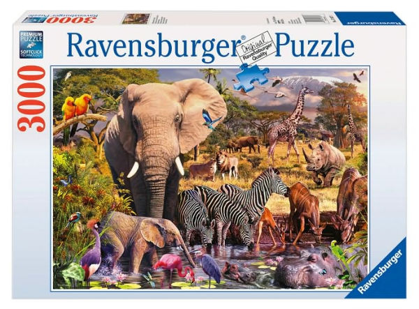 African Animals 3000 Piece Puzzle