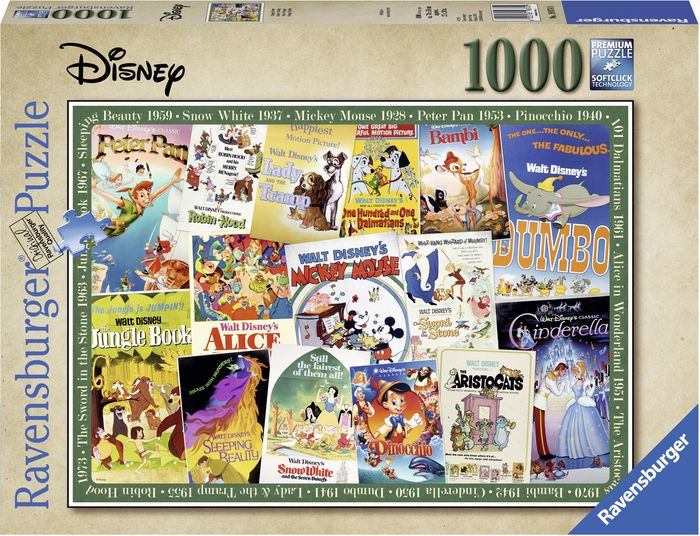 Puzzle Disney Vintage Movie Poster 