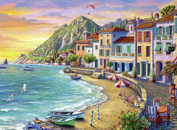 Romantic Sunset 750 Piece Large Format Jigsaw Puzzle