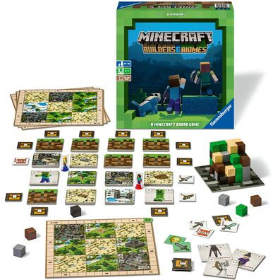 Minecraft Builders Biomes Board Game By Ravensburger Barnes Noble