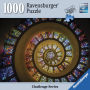 Stainglass Spiral 1000 pc Challenge puzzle