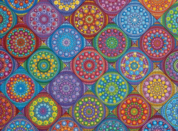 Elspeth McLean: Magnificent Mandalas 500 pc puzzle