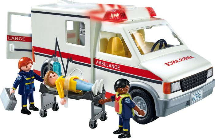 playmobil ambulance car